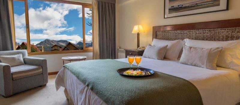 Cama Matrimonial Hotel Los Cauquenes Resort Spa Ushuaia Tierra Del Fuego