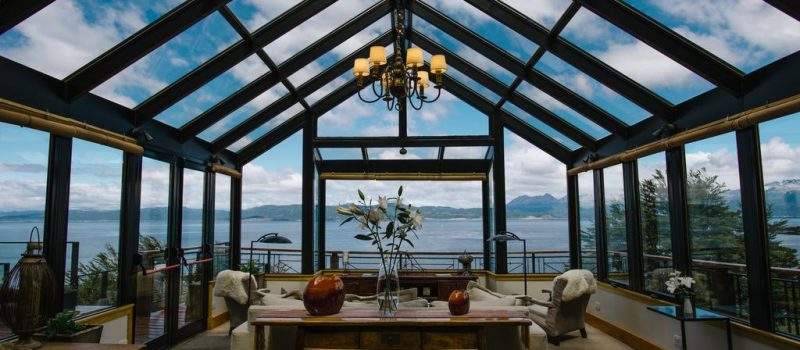 Jardin Invierno Hotel Los Cauquenes Resort Spa Ushuaia Tierra Del Fuego