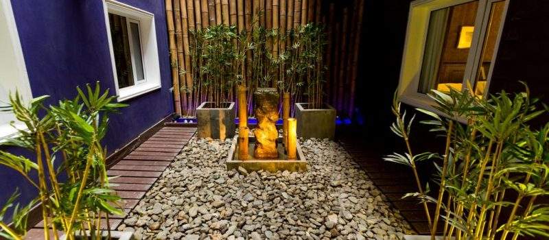 Patio Interno Hotel Lennox Ushuaia Tierra Del Fuego