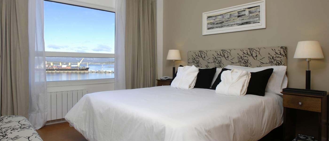 Departamento Cama Cilenedelfaro Ushuaia Aparthotel Cilene Del Faro Tierra Fuego